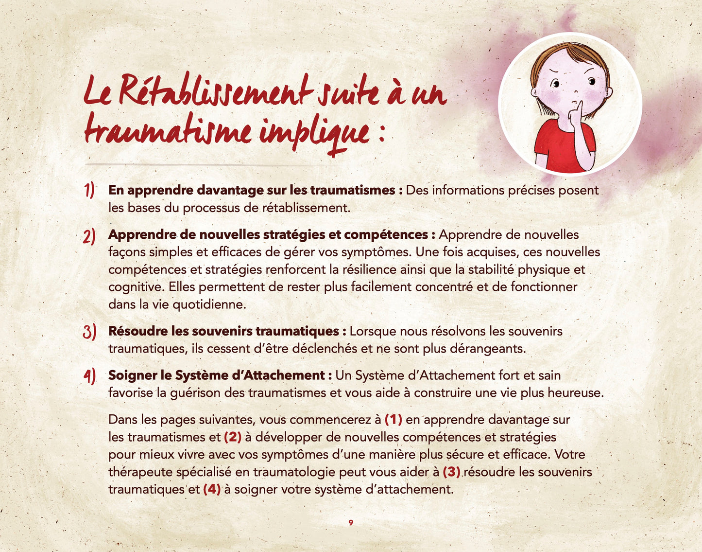 Se Rétablir d'un traumatisme - Guide simplifié destiné aux thérapeutes - livre électronique