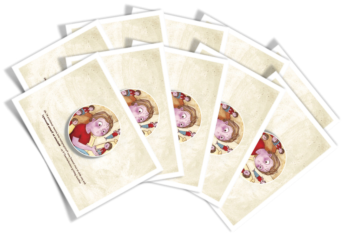 "Tracking Parts: Mapping" Postcards - 10 pack