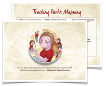 Load image into Gallery viewer, "Tracking Parts: Mapping" Postcards - 10 pack
